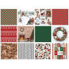 Набор бумаги 30*30см Fabrika Decoru Bright Christmas 10листов