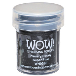 Пудра для ембосингу Wow Embossing Powder Super Fine Primary Ebony 15мл