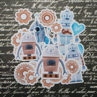 Набір висічок Роботи 22шт