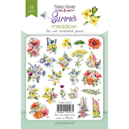 Висічки Fabrika Decoru Summer meadow, 58 шт