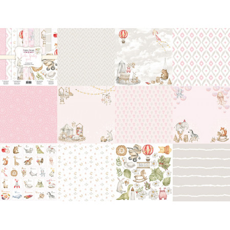 Набір паперу 20*20см Fabrika Decoru Boho Baby Girl 10аркушів