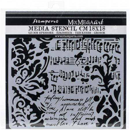 Трафарет Stamperia Stencil 18*18см Wallpaper Wallpaper Fantasy