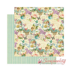 Аркуш паперу 30*30см Graphic 45 Sweet Sentiments All My Love