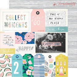 Аркуш паперу 30*30см Maggie Holmes Sunny Days Happy Place