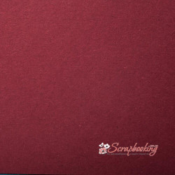 Дизайнерський картон 20*30см Матовий Бордовий Сover Board Classic 270гр/м2