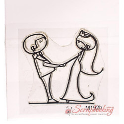 Штамп акриловий "Весілля", M192b, 4,0*3,8см 