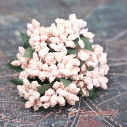 Гілочка декоративна sl273 персиковий, 12 гілок