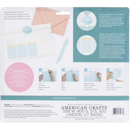 Дошка для виготовлення конвертів We R Memory Keepers Envelope Punch Board 