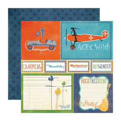 Аркуш паперу 30*30см Echo Park A Boys Life Boy Wonder