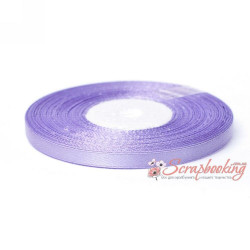 Стрічка атласна монотон 8114 світло-фіолетовий, 0,5см, 33м