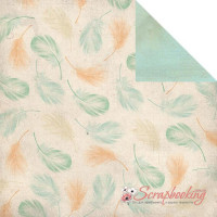 Лист бумаги 30*30см Kaisercraft Secret Bird Society Shhh... двусторонний