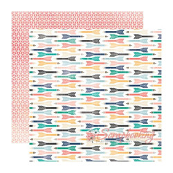 Аркуш паперу 30*30см Carta Bella Hello Again Take Note