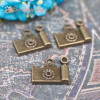 Підвіска металева фотоапарат бронза 14*16*3мм, 1шт