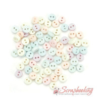 Набор пуговиц пластиковых Dress It Up Tiny Pastel