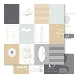 Аркуш паперу 30*30см Ruby Rock-It Essence East Coast Building #1 двосторонній