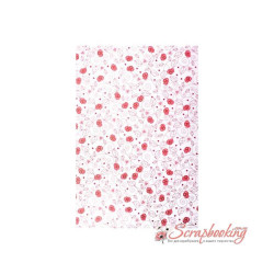 Калька A4 Ursus Поезія КВІТКОВИЙ ОРНАМЕНТ БІЛИЙ, 115г/кв.м