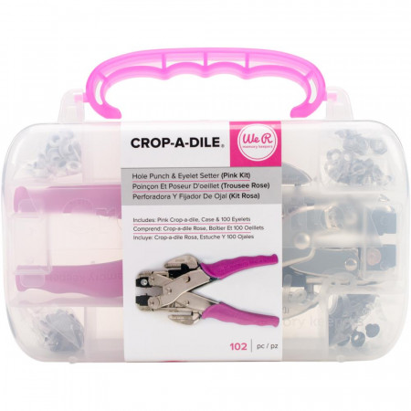 Установщик люверсов Crop-A-Dile Punch Kit Pink