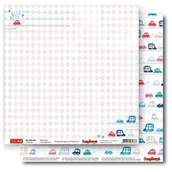 Аркуш паперу 30*30см ScrapBerrys Зайчик Мі Малюки Бі-бі двосторонній