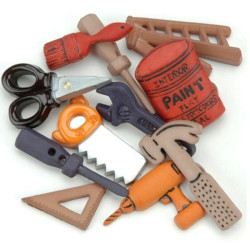 Набір ґудзиків пластикових Dress It Up Tool Time