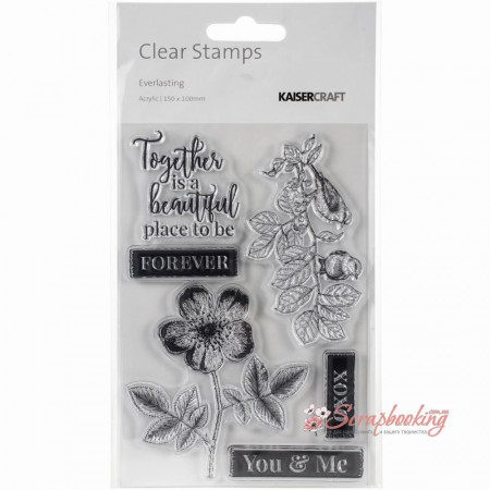 Штамп акриловий Kaisercraft 10*15см Everlasting 