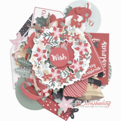 Висічки Kaisercraft Cardstock Die-Cuts Peppermint Kisses 