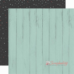 Аркуш паперу 30*30см Kaisercraft Peppermint Kisses Minty двосторонній