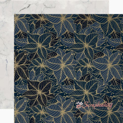 Аркуш паперу 30*30см Kaisercraft Starry Night Miraculous двосторонній з фольгуванням