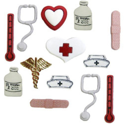 Набір ґудзиків пластикових Dress It Up Say Ahhh!