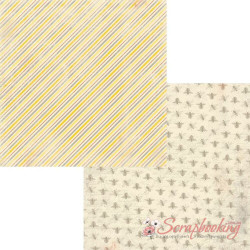 Аркуш паперу 30*30см Authentique Persevere двосторонній