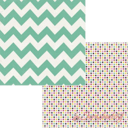 Аркуш паперу 30*30см MME Kate and Co Cambridge Court Chevron