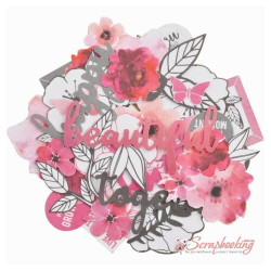 Висічки Kaisercraft Cardstock Die-Cuts Magenta 