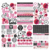 Стикербук Kaisercraft Sticker Book Magenta 15*20см 12аркушів