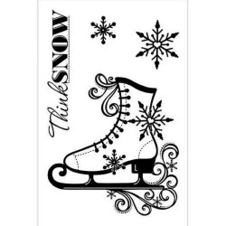 Штамп акриловий HOTP 5*8см Ice Skates 