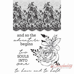 Штамп акриловий Kaisercraft 10*15см Two Souls