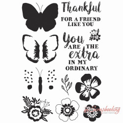 Штамп акриловий Kaisercraft 10*15см Paisley Days 