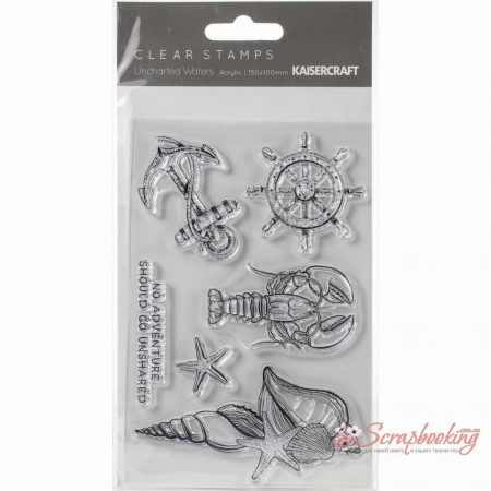 Штамп акриловий Kaisercraft 10*15см Uncharted Waters 