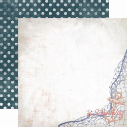 Аркуш паперу 30*30см Kaisercraft Uncharted Waters Hook двосторонній