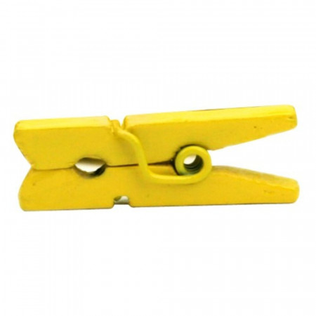 Набор прищепок декоративных Canvas Corp Mini Clothespins Yellow, 25шт