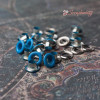 Люверсы 5мм цвет синий 20шт