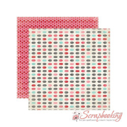 Аркуш паперу 30*30см Echo Park Head Over Heels Splotches