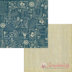 Аркуш паперу 30*30см Graphic 45 By the Sea Set Sail