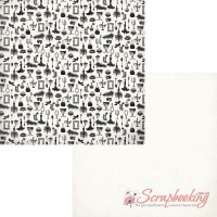 Аркуш паперу 30*30см Authentique Classique Elegant Eight