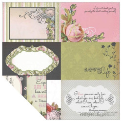 Аркуш паперу 30*30см Kaisercraft Lakehouse Retreat двосторонній