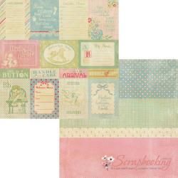 Аркуш паперу 30*30см Authentique Precious Enhancements