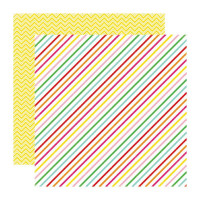 Лист бумаги 30*30см Echo Park I Love Candy Stripe