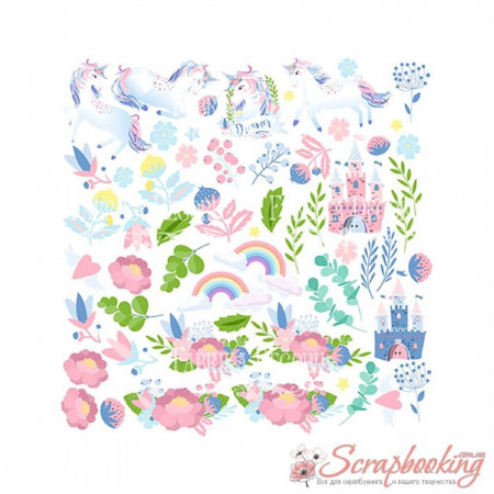 Набір паперу 30*30см Фабрика декору Believe in miracle, 10 аркушів