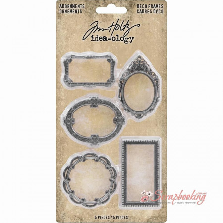 Рамки Tim Holtz Ideaology Metal Deco Frames, 5шт