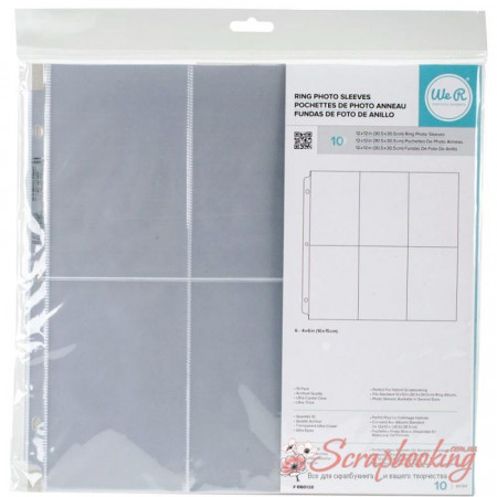 Файли We R Memory Keepers Ring Photo Sleeves 30*30см 10шт 660138