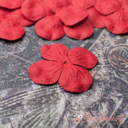 Набір кольорів гортензія 2,5см червоний, 10шт