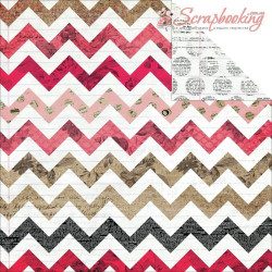 Аркуш паперу 30*30см Kaisercraft Kaleidoscope Original двосторонній